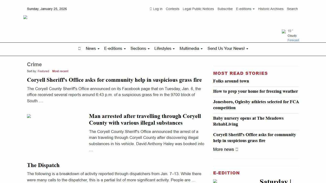 Crime - The Gatesville Messenger