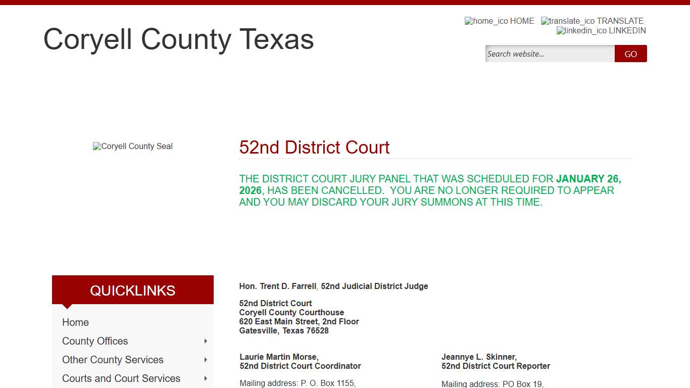 Coryell County, Texas